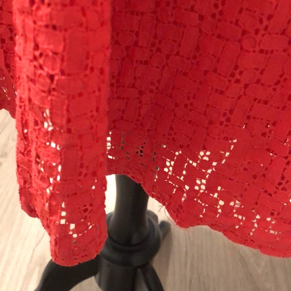 Connected Apparel V-Neck Sleeveless Eyelet Dress  Size 8 - Picture 6 of 15